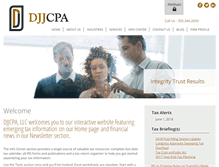 Tablet Screenshot of djjcpa.com